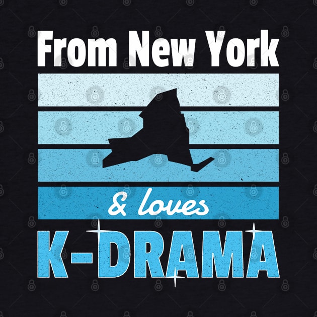 From New York and loves K-Drama outline of state by WhatTheKpop